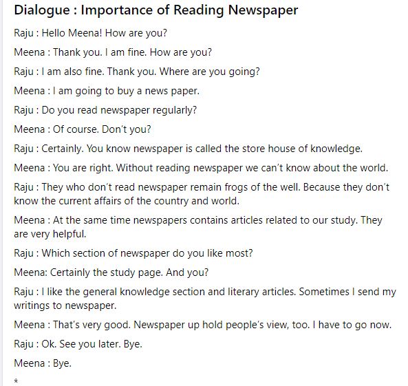 Importance of Newspaper