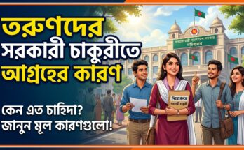 তরুণদের সরকারী চাকুরীতে আগ্রহের কারণ (young people in government jobs)