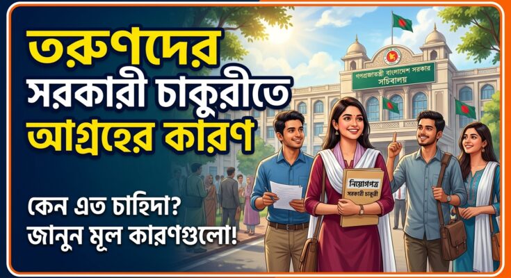 তরুণদের সরকারী চাকুরীতে আগ্রহের কারণ (young people in government jobs)