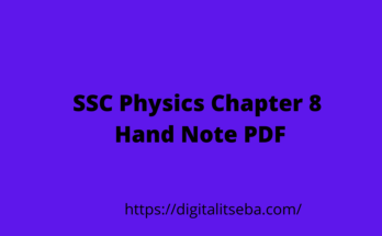 Chapter 8 Hand Note