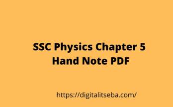 Chapter 5 Hand Note