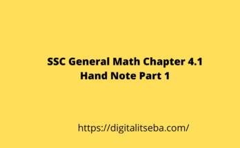 Chapter 4.1 Hand Note Part 1