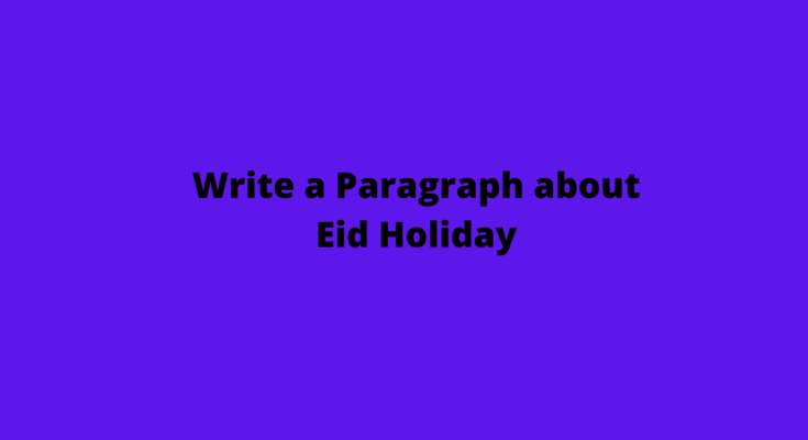 Eid Holiday