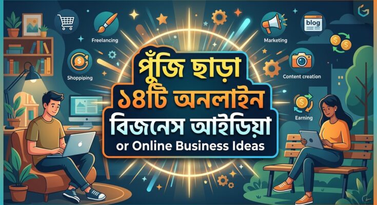 পুঁজি ছাড়া ১৪টি অনলাইন বিজনেস আইডিয়া বা Online Business Ideas