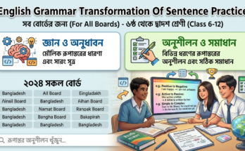English Grammar Transformation of Sentence Practice